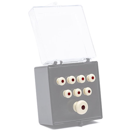 Martin Guitars APP60 Set de Chevilles Blanc Point Écaille