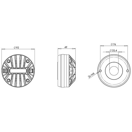 B&C Speakers DE550TN 16 Ohm Driver