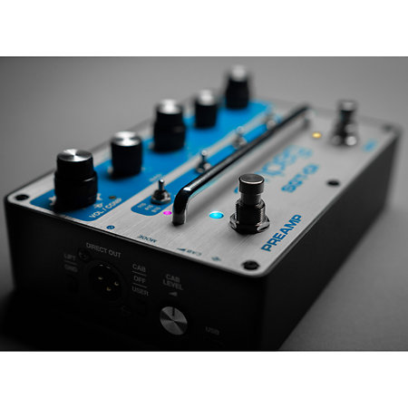ベース Ampeg SGT-DI Blue Line Ampeg SGT-DI Bass Preamp Pedal and DI - Blue Line