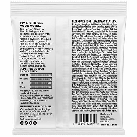 3826 Tim Henson Signature Electric Strings 9,5-46 Ernie Ball