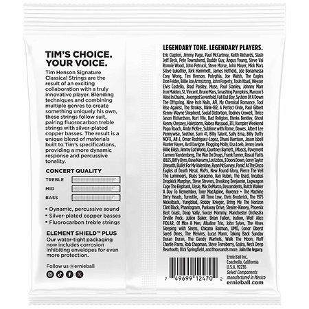 Ernie Ball 3829 Tim Henson Signature Classical Strings Medium