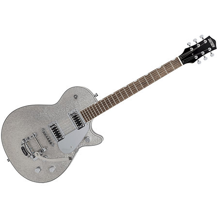 Gretsch Guitars G5230T Electromatic Jet FT Single-Cut Bigsby Silver Sparkle