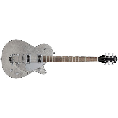 Gretsch Guitars G5230T Electromatic Jet FT Single-Cut Bigsby Silver Sparkle