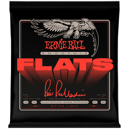 2748 Pino Palladino Signature Bass Flats Strings 38-98 Extra Light Ernie Ball