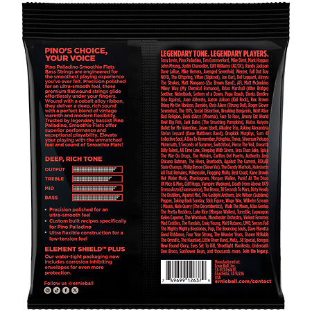 2748 Pino Palladino Signature Bass Flats Strings 38-98 Extra Light Ernie Ball