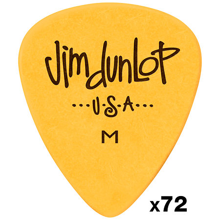 Dunlop 479RMD Polys Medium Yellow Sachet de 72