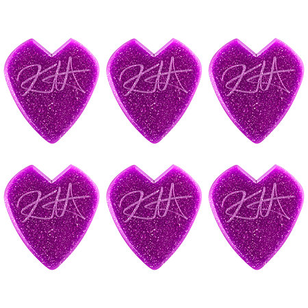 Dunlop 47PKH3NPS Kirk Hammet Purple Sparkle Jazz Sachet de 6