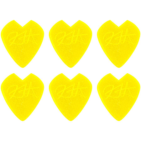 Dunlop 47PKH3NYS Kirk Hammet Yellow Glitter Sachet de 6