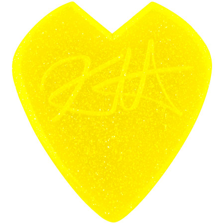 Dunlop 47PKH3NYS Kirk Hammet Yellow Glitter Sachet de 6
