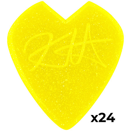 Dunlop 47RKH3NYS Kirk Hammet Yellow Glitter Sachet de 24