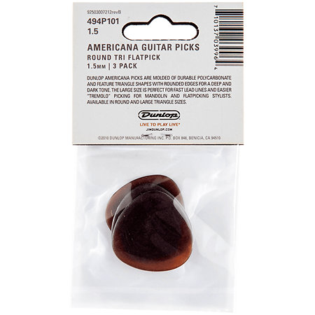 494P101 Americana Flat Round Triangle Sachet de 3 Dunlop