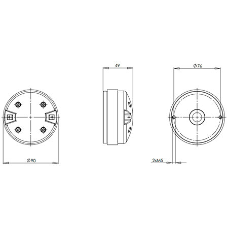 DE12TC 8 Ohm Driver B&C Speakers
