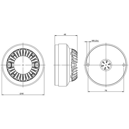 B&C Speakers DE36 16 Ohm Driver