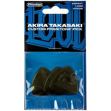 516PAKT Akira Takasaki Custom Primetone Small Triangle Sachet de 3 Dunlop