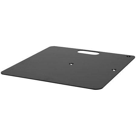 Wentex 89301 Plaque embase Noire 450 x 450 mm