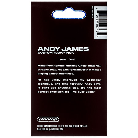 546PAJ200 Andy James Flow 2,00 mm Sachet de 3 Dunlop