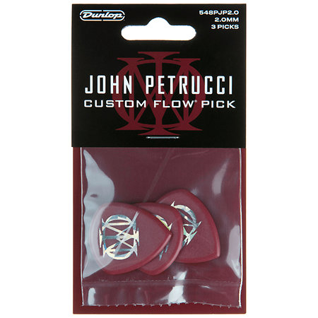 548PJP200 John Petrucci Flow 2,00 mm Sachet de 3 Dunlop