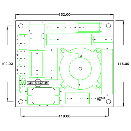 B&C Speakers FBU128 8 Ohm Crossover