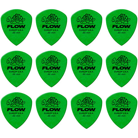 Dunlop 558P088 Tortex Flow Standard 0,88 mm Sachet de 12