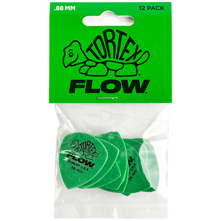 558P088 Tortex Flow Standard 0,88 mm Sachet de 12 Dunlop