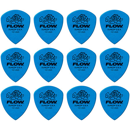 Dunlop 558P100 Tortex Flow Standard 1,00 mm Sachet de 12