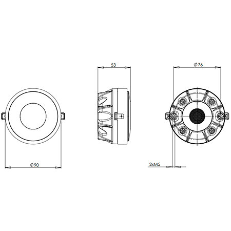 B&C Speakers DE10 16 Ohm Driver