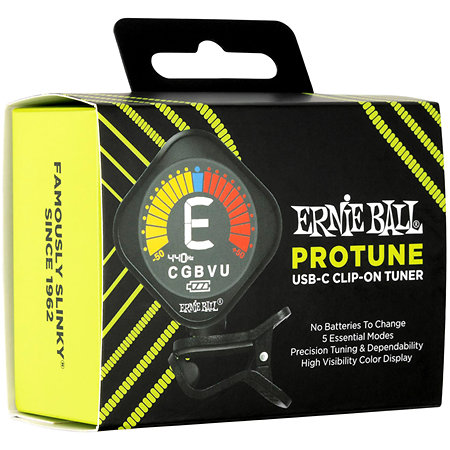 9627 Accordeur Pro Tune rechargeable via USB-C Ernie Ball