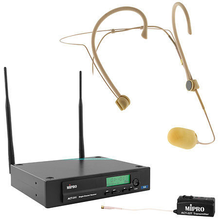 Mipro MU 210D Lithium Pack Micro serre-tête sans fil