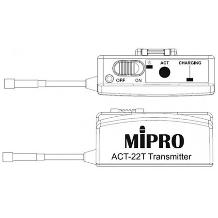 Pack MU-210D + ACT-22T Lithium + ACT-311I Mipro