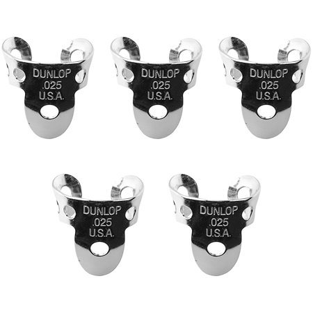 Dunlop 33P025 Onglet doigt Nickel 0,025 Sachet de 5