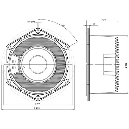 10NSM76 16 Ohm B&C Speakers