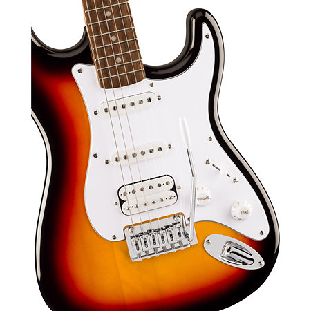 Affinity Stratocaster Junior HSS LRL 3-Color Sunburst Squier by FENDER