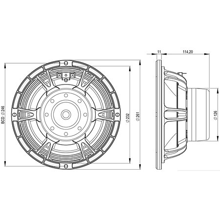 10NDL88 8 Ohm B&C Speakers