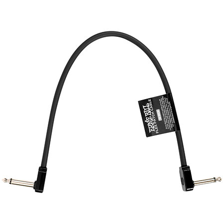 Ernie Ball 6440 Câble de patch Flex 30 cm Black