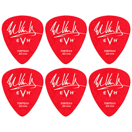 Dunlop EVH102P060 EVH Tortex Frankenstein 0,60 mm Sachet de 6