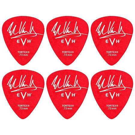 Dunlop EVH102P073 EVH Tortex Frankenstein 0,73 mm Sachet de 6