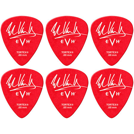 Dunlop EVH102P088 EVH Tortex Frankenstein 0,88 mm Sachet de 6
