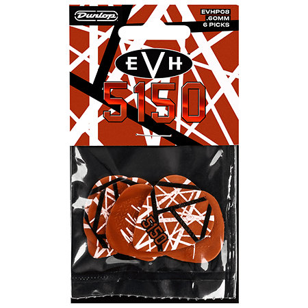 Dunlop EVHP08 EVH 5150 Variey Pack 0,60 mm Sachet de 6