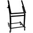 SRA19 Rack 19" sur roulettes pour studio 9u + 12u Black RTX