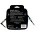 6464 Flex Instrument Cable Straight / Angle Jack 10' Blue 3m Ernie Ball