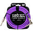 6466 Flex Instrument Cable Straight / Angle Jack 20' Purple 6m Ernie Ball