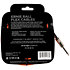 6467 Flex Instrument Cable Straight / Angle Jack 20' Orange 6m Ernie Ball