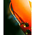 6467 Flex Instrument Cable Straight / Angle Jack 20' Orange 6m Ernie Ball