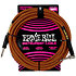 6471 Braided Instrument Cable Straight / Angle Jack 18' Black/Orange 5,5m Ernie Ball