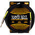 6472 Silent Instrument Cable Straight / Straight Jack 10' Black 3m Ernie Ball
