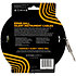 6472 Silent Instrument Cable Straight / Straight Jack 10' Black 3m Ernie Ball