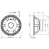 15TBW100 8 Ohm Push Buttons B&C Speakers