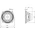 6MBX44 16 Ohm B&C Speakers