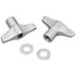 UGN8-2 Wing Nut M8 Pearl