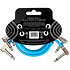 6461 Câble de patch Flex 30cm Pack de 3 Blue Ernie Ball